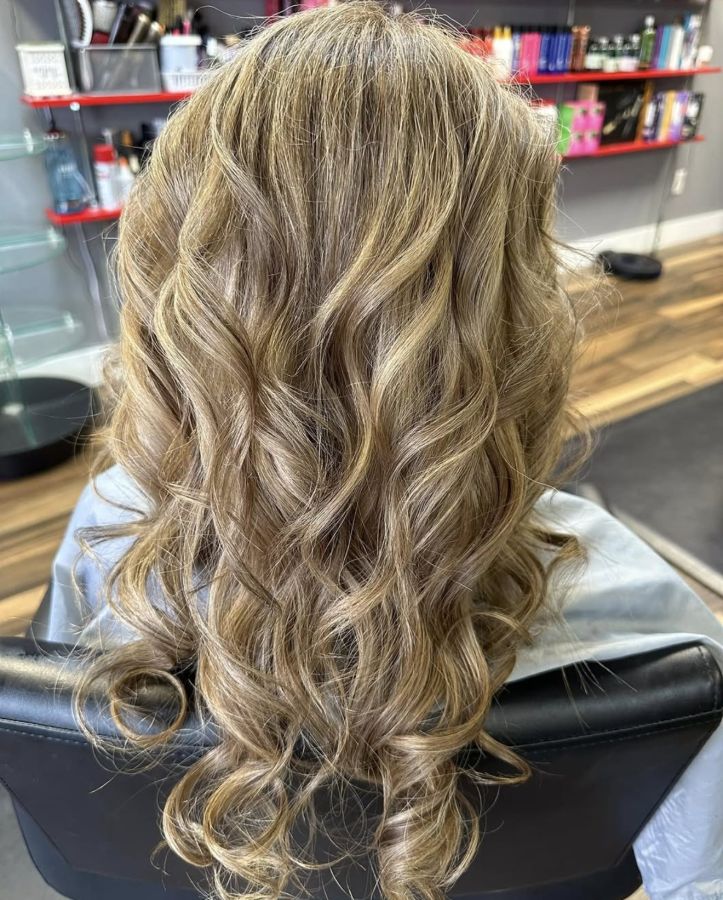 Finished hair and beauty work by St. John Studio Salon, Murfreesboro (look 9166)