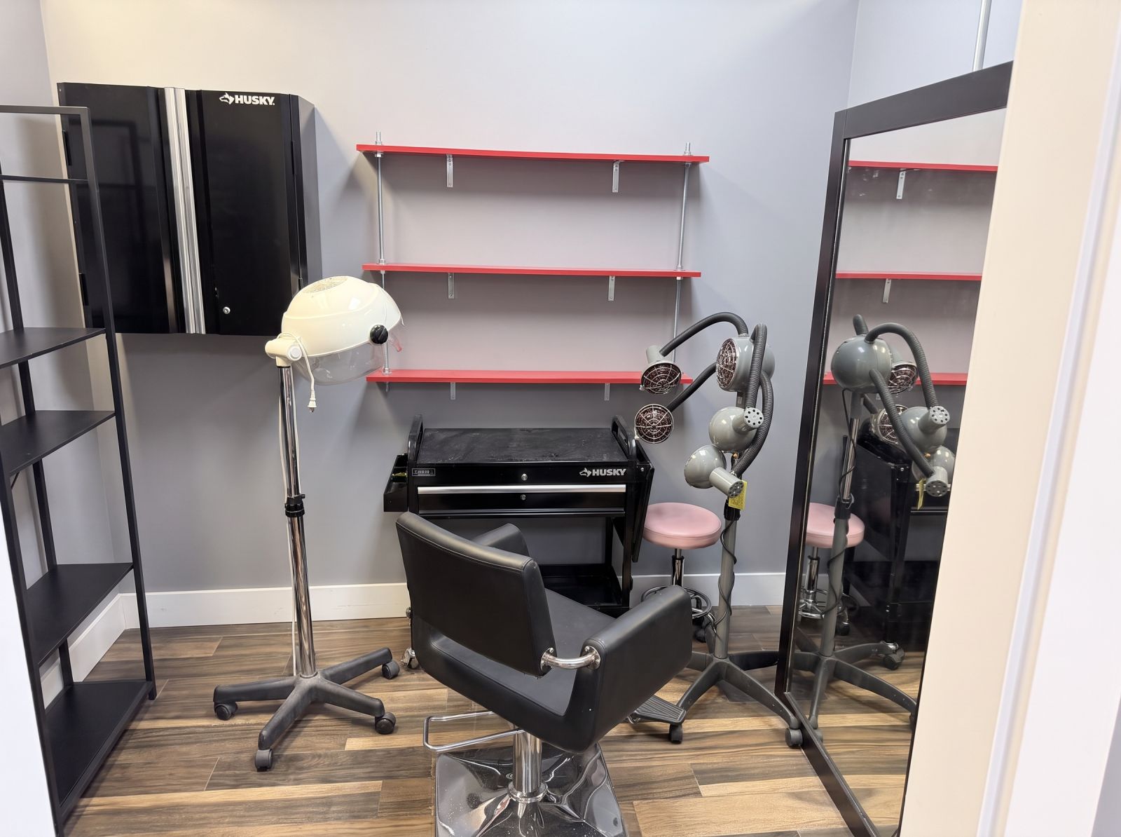 The Western Room — private salon room for rent at St. John Studio Salon
